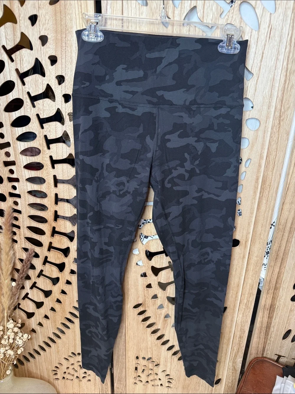 lululemon athletica Black Camo High-Rise Leggings